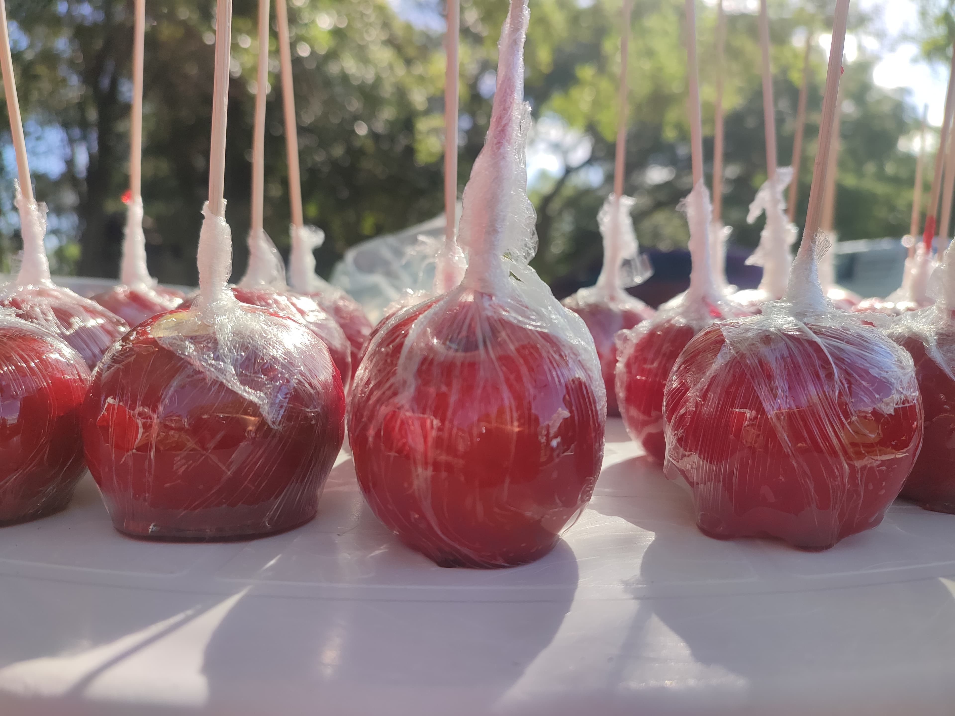 Manzanas acarameladas